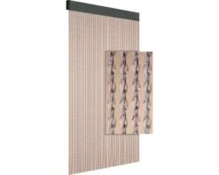 DEGOR Deurgordijn Kunststof Art 24 Grijs 90x210 Cm