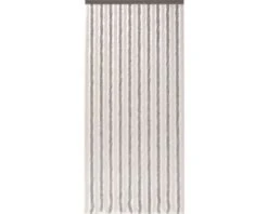 CONACORD Deurgordijn Velours Kattenstaarten Zwart/wit 100x230 Cm