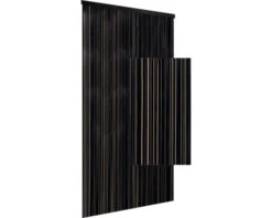 DEGOR Deurgordijn Kunststof Art 91 Zwart 90x210 Cm