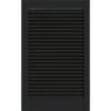 Grenen Louvredeur Open Zwart 99,3 X 59,4 Cm