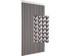 DEGOR Deurgordijn Kunststof Nova Antraciet 90x215 Cm