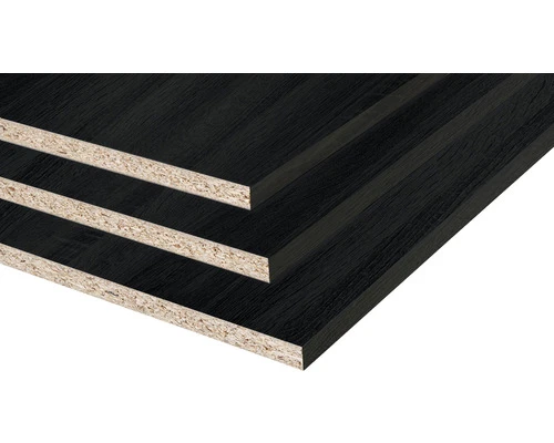 Meubelpaneel Elegant Zwart 2500x670x22 Mm 1 Meubelpaneel Elegant Zwart 2500x670x22 Mm