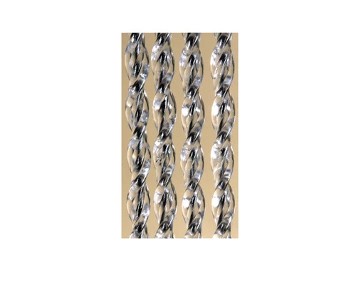 DEGOR Deurgordijn Kunststof Nola Transparant/zwart 90x210 Cm 2 DEGOR Deurgordijn Kunststof Nola Transparant/zwart 90x210 Cm - Afbeelding 2