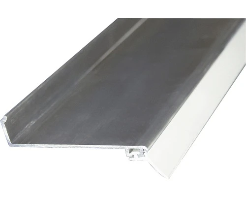 Gutta Aluminium Wandafsluitprofiel Zilver 4100 X 115 Mm 2 Gutta Aluminium Wandafsluitprofiel Zilver 4100 X 115 Mm - Afbeelding 2