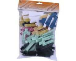 Kunststof Wig Mixverpakking 1-6 Mm, Zak 60 Stuks