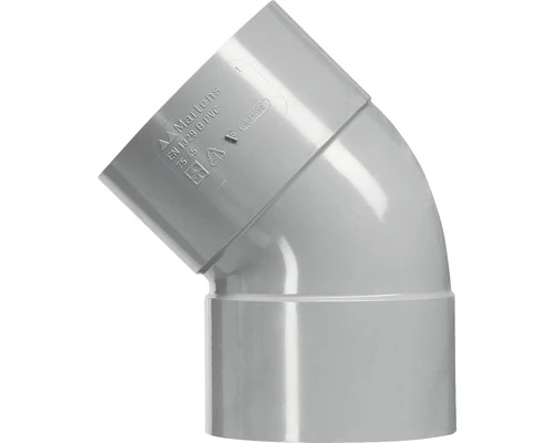 MARTENS Bocht, PVC, 2 X Lijmmof, 45°, 75 Mm 1 MARTENS Bocht, PVC, 2 X Lijmmof, 45°, 75 Mm