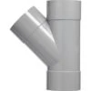 MARTENS T-stuk, PVC, 3 X Lijmmof, 45°, 75 Mm