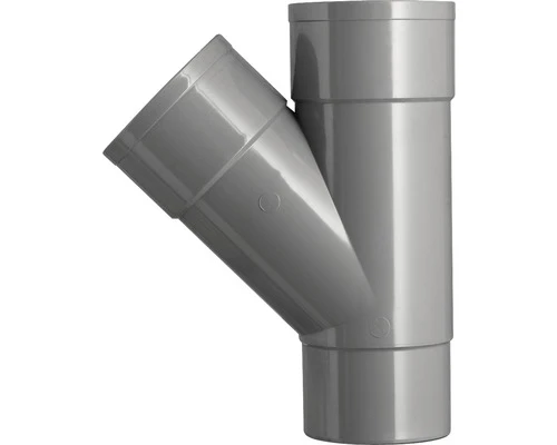 MARTENS T-stuk Hwa, PVC, 2 X Lijmmof, Grijs, 45°, 80 Mm 1 MARTENS T-stuk Hwa, PVC, 2 X Lijmmof, Grijs, 45°, 80 Mm