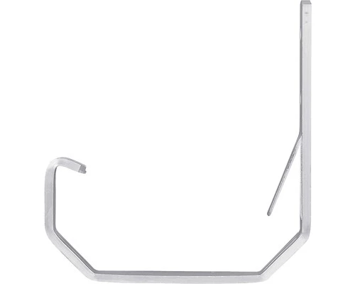 MARTENS Gootbeugel Kort, Aluminium, Grijs, 65 Mm 1 MARTENS Gootbeugel Kort, Aluminium, Grijs, 65 Mm