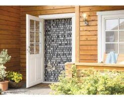 CONACORD Deurgordijn Kunststof Grijs/zwart/wit 90x200 Cm -Binnenafbouw DV 8 4644636 01 4c DE 20190313081700