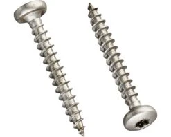 Gutta Schroeven V2A Voor Hout 4,5 X 35 Mm Verzinkt Pak = 20 St