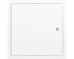 Inspectiedeur Softline Plaatstaal Verzinkt Wit RAL 9016 Met Verzonken 4-kantafsluiting 30 X 30 Cm