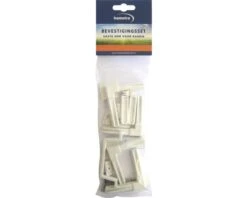 HAMSTRA Bevestigingsset Hor Voor Ramen En Deuren Wit