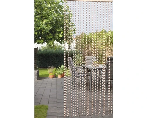 CONACORD Deurgordijn Houten Kralen Dehli Bruin 90x200 Cm 3 CONACORD Deurgordijn Houten Kralen Dehli Bruin 90x200 Cm - Afbeelding 3