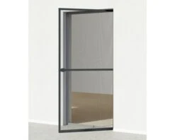 Deurhor Aluminium Antraciet 100x210 Cm