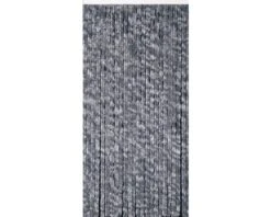 CONACORD Deurgordijn Velours Kattenstaarten Zilver/grijs 90x200 Cm