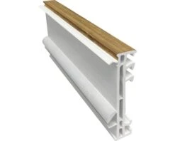 ARON Basic Koppelingsprofiel 15 Mm Wit/golden Oak 2200 Mm