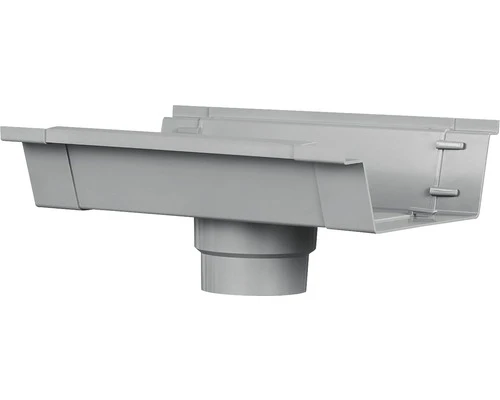 MARTENS Bakgoot 125 Mm Lijmuitloop Grijs 1 MARTENS Bakgoot 125 Mm Lijmuitloop Grijs