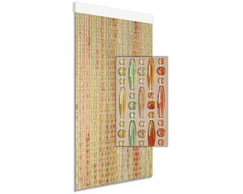 DEGOR Deurgordijn Kralen Cyprus Meerkleurig 90x210 Cm 1 DEGOR Deurgordijn Kralen Cyprus Meerkleurig 90x210 Cm