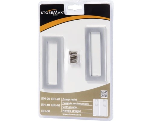 STOREMAX Handgreep Model Rechthoekig 1 STOREMAX Handgreep Model Rechthoekig