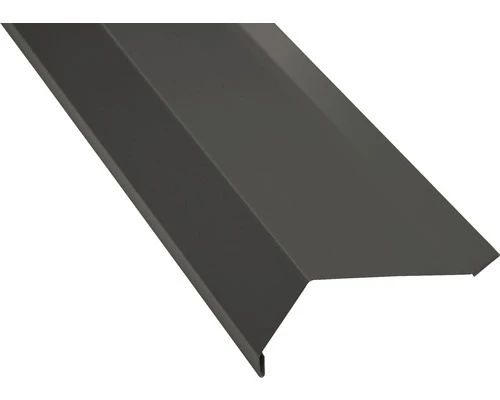 PRECIT H12 Randhoek Voor Trapeziumplaten RAL 7016 Antraciet Grijs 1000 X 40 X100 Mm 2 PRECIT H12 Randhoek Voor Trapeziumplaten RAL 7016 Antraciet Grijs 1000 X 40 X100 Mm - Afbeelding 2